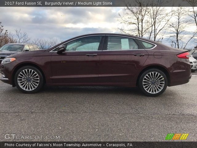 2017 Ford Fusion SE in Burgundy Velvet