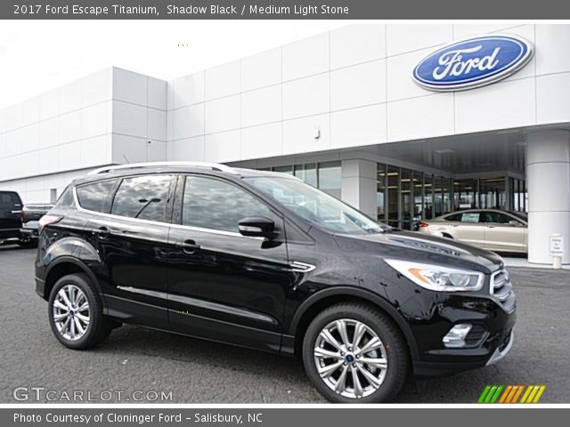 2017 Ford Escape Titanium in Shadow Black