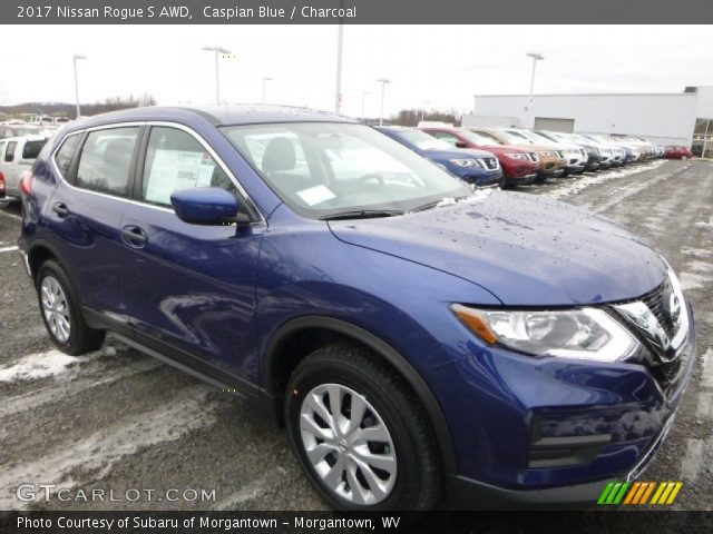2017 Nissan Rogue S AWD in Caspian Blue