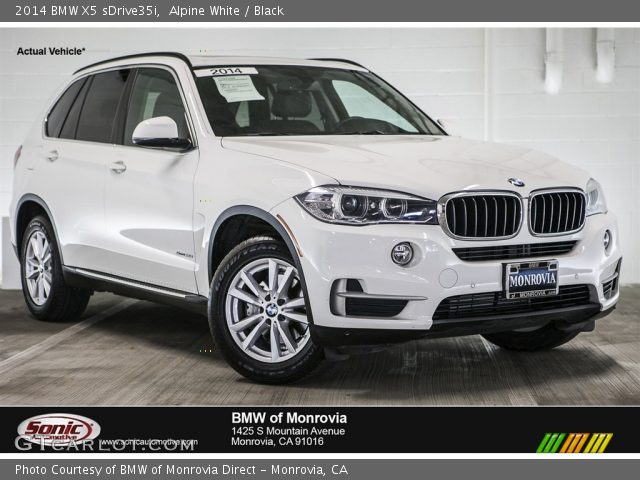 2014 BMW X5 sDrive35i in Alpine White