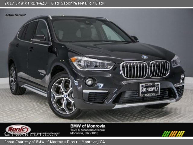 2017 BMW X1 xDrive28i in Black Sapphire Metallic