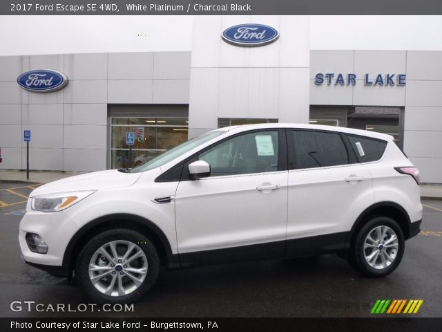 2017 Ford Escape SE 4WD in White Platinum