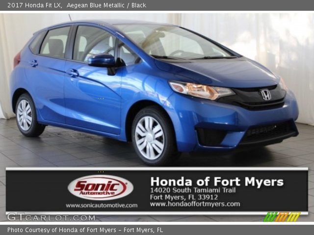 2017 Honda Fit LX in Aegean Blue Metallic