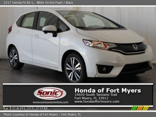 2017 Honda Fit EX-L in White Orchid Pearl