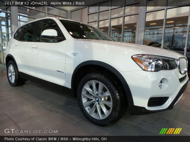 2017 BMW X3 xDrive28i in Alpine White