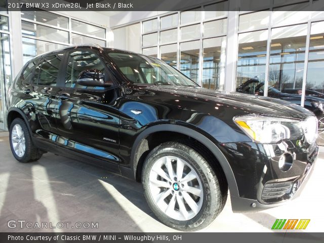 2017 BMW X3 xDrive28i in Jet Black
