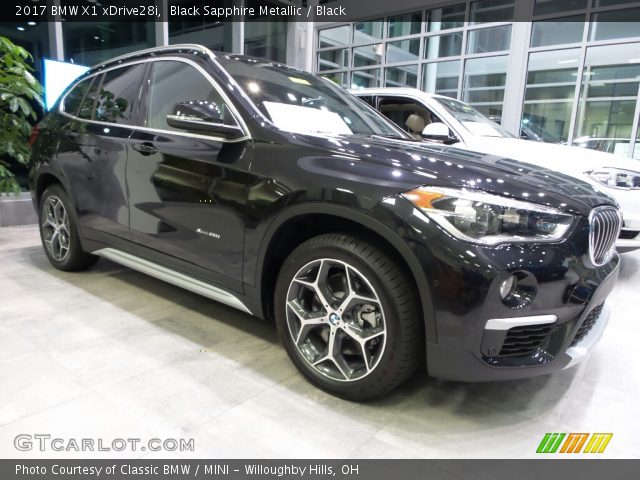 2017 BMW X1 xDrive28i in Black Sapphire Metallic