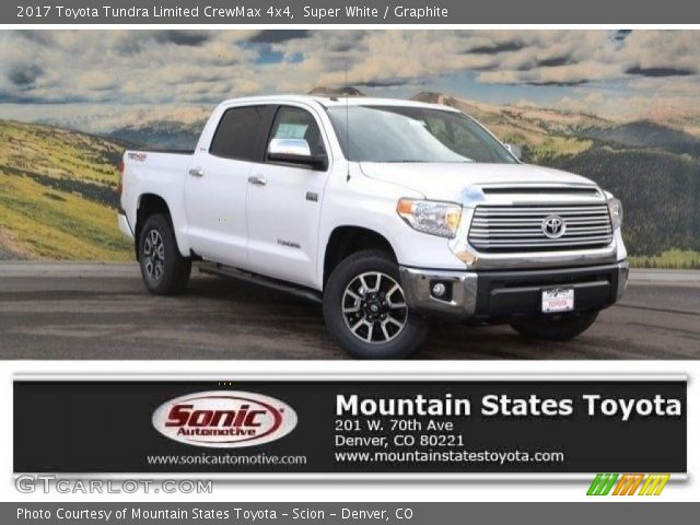 2017 Toyota Tundra Limited CrewMax 4x4 in Super White