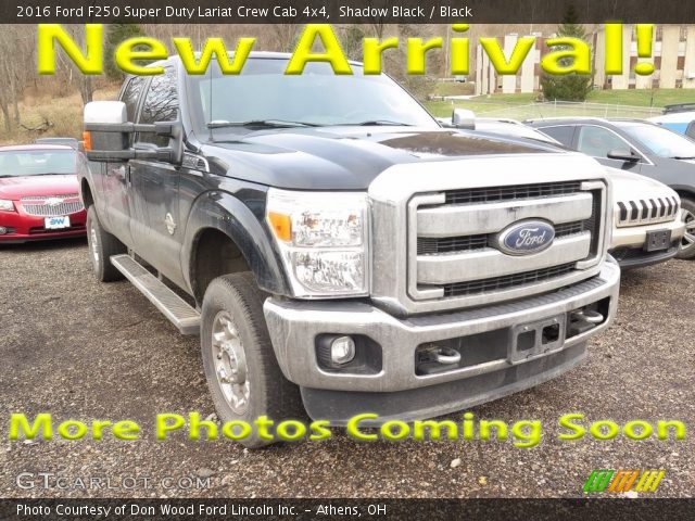 2016 Ford F250 Super Duty Lariat Crew Cab 4x4 in Shadow Black