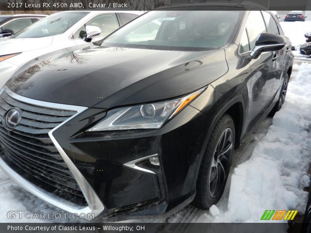 2017 Lexus RX 450h AWD in Caviar