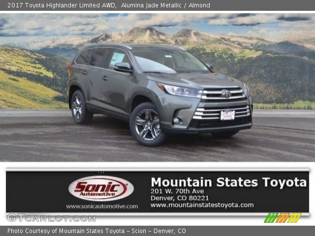 2017 Toyota Highlander Limited AWD in Alumina Jade Metallic
