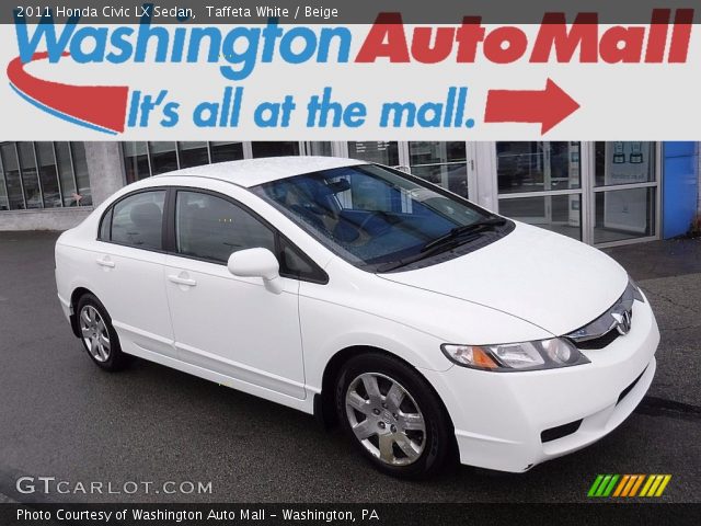 2011 Honda Civic LX Sedan in Taffeta White