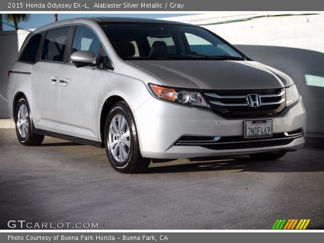 2015 Honda Odyssey EX-L in Alabaster Silver Metallic