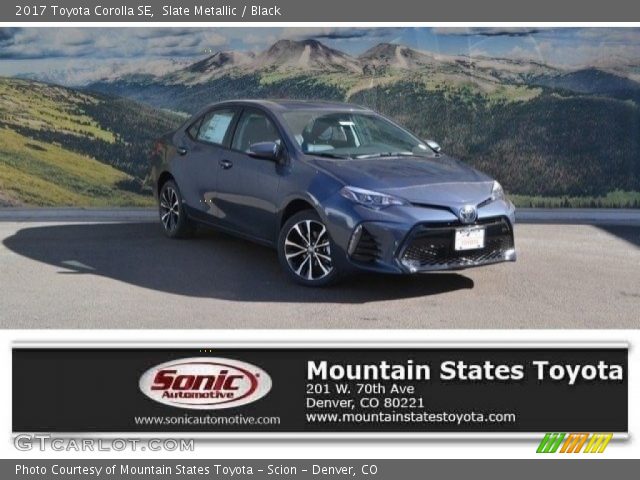 2017 Toyota Corolla SE in Slate Metallic