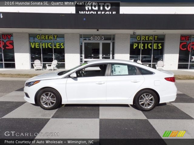 2016 Hyundai Sonata SE in Quartz White Pearl