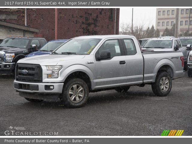 2017 Ford F150 XL SuperCab 4x4 in Ingot Silver