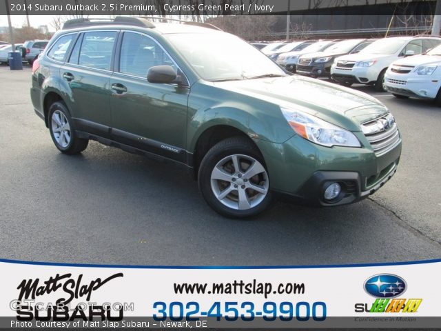 2014 Subaru Outback 2.5i Premium in Cypress Green Pearl