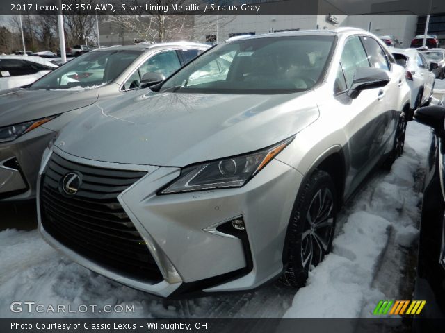 2017 Lexus RX 350 AWD in Silver Lining Metallic