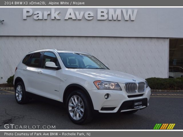 2014 BMW X3 xDrive28i in Alpine White