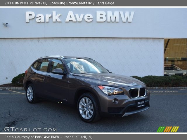 2014 BMW X1 xDrive28i in Sparkling Bronze Metallic