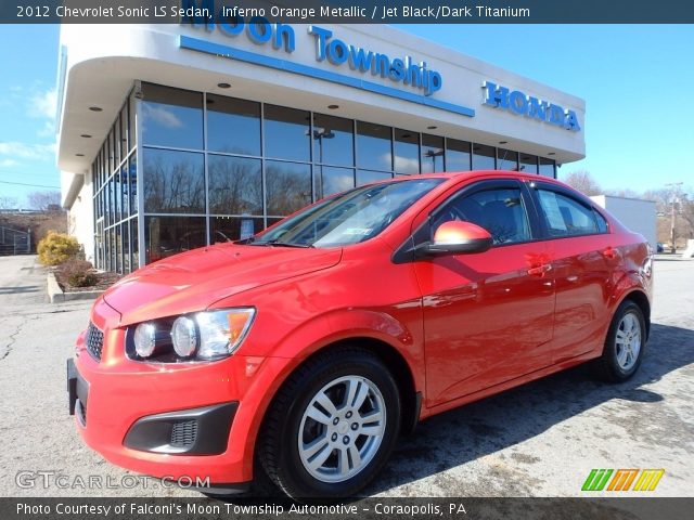 2012 Chevrolet Sonic LS Sedan in Inferno Orange Metallic