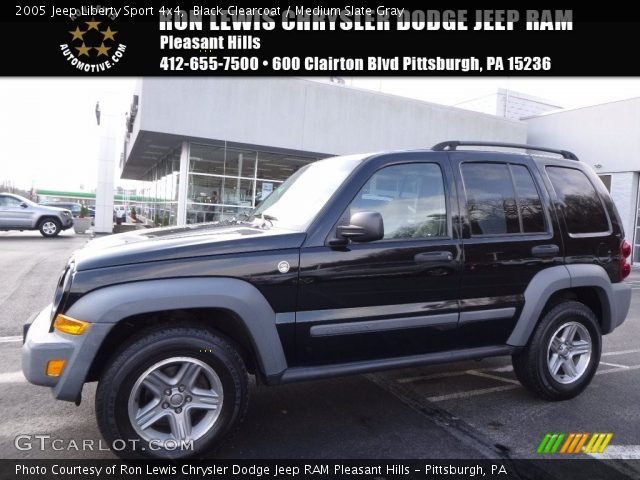 2005 Jeep Liberty Sport 4x4 in Black Clearcoat