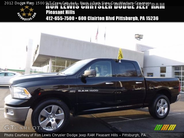 2012 Dodge Ram 1500 SLT Crew Cab 4x4 in Black