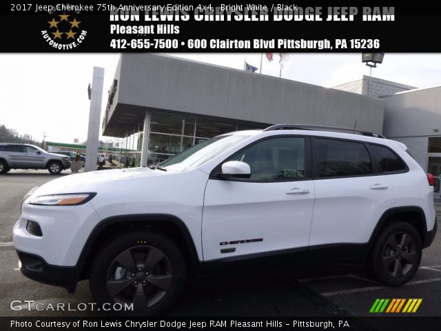 2017 Jeep Cherokee 75th Anniversary Edition 4x4 in Bright White