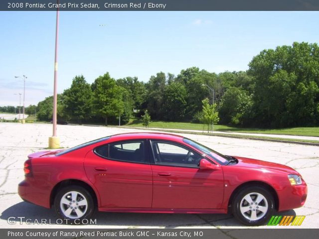 2008 Pontiac Grand Prix Sedan in Crimson Red