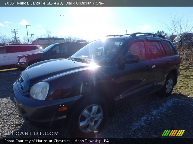 2005 Hyundai Santa Fe GLS 4WD in Black Obsidian