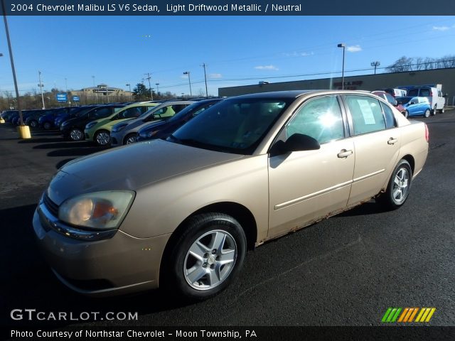 2004 Chevrolet Malibu LS V6 Sedan in Light Driftwood Metallic