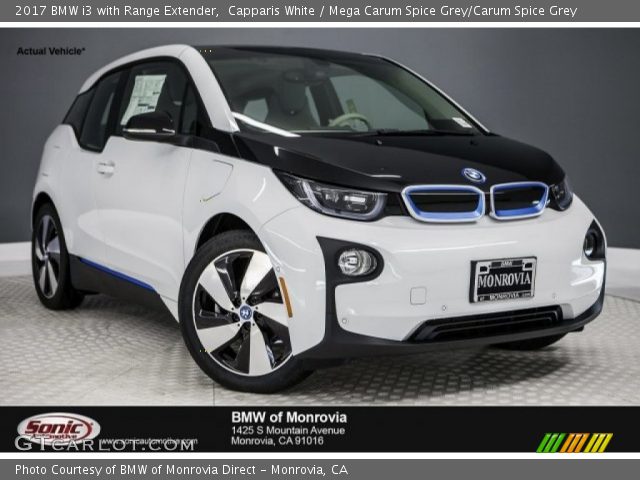 2017 BMW i3 with Range Extender in Capparis White