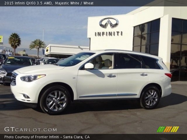 2015 Infiniti QX60 3.5 AWD in Majestic White