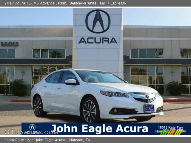 2017 Acura TLX V6 Advance Sedan in Bellanova White Pearl