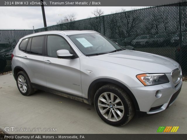 2014 BMW X3 xDrive28i in Titanium Silver Metallic