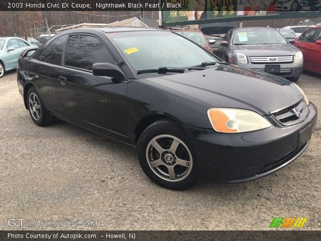 2003 Honda Civic EX Coupe in Nighthawk Black Pearl