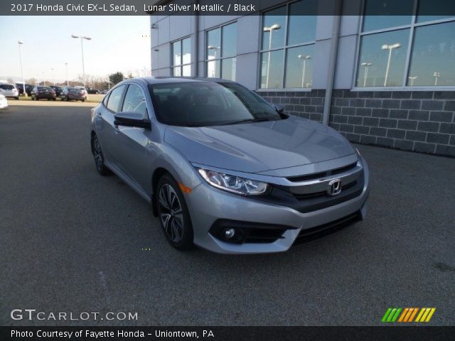 2017 Honda Civic EX-L Sedan in Lunar Silver Metallic