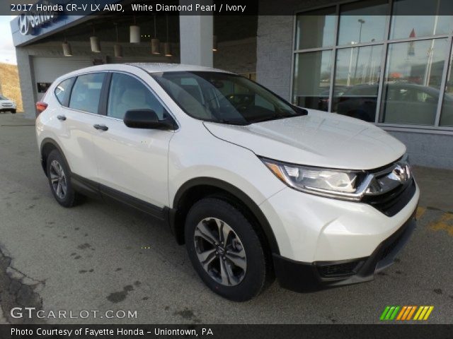 2017 Honda CR-V LX AWD in White Diamond Pearl