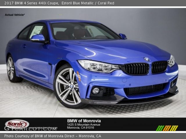2017 BMW 4 Series 440i Coupe in Estoril Blue Metallic