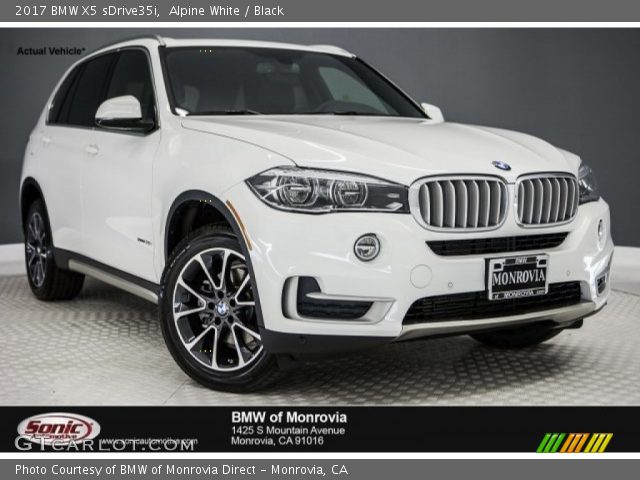 2017 BMW X5 sDrive35i in Alpine White