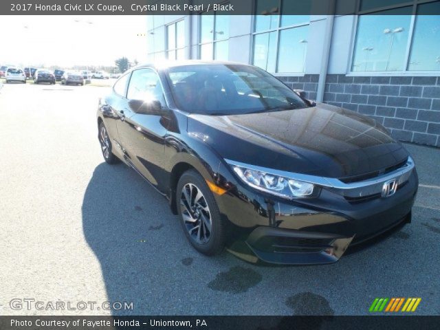 2017 Honda Civic LX Coupe in Crystal Black Pearl