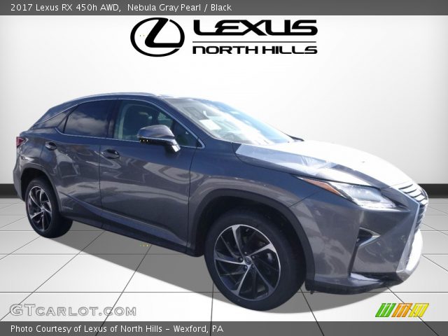 2017 Lexus RX 450h AWD in Nebula Gray Pearl