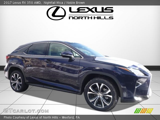 2017 Lexus RX 350 AWD in Nightfall Mica