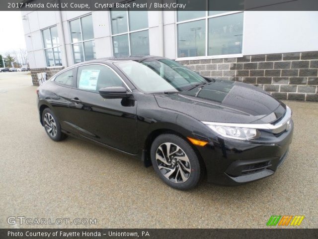 2017 Honda Civic LX Coupe in Crystal Black Pearl