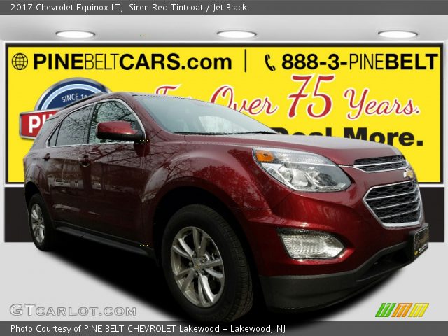 2017 Chevrolet Equinox LT in Siren Red Tintcoat
