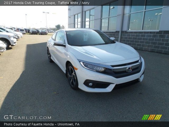 2017 Honda Civic Touring Coupe in Taffeta White