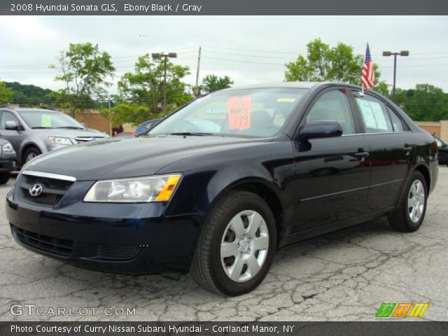 2008 Hyundai Sonata GLS in Ebony Black