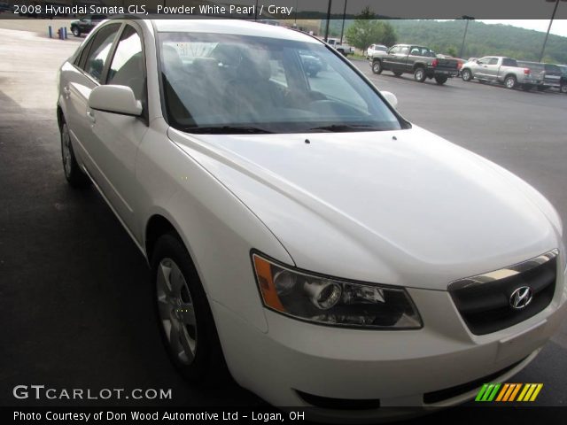 2008 Hyundai Sonata GLS in Powder White Pearl