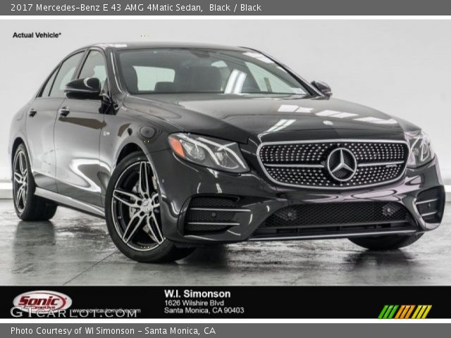 2017 Mercedes-Benz E 43 AMG 4Matic Sedan in Black