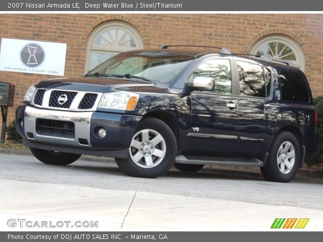 2007 Nissan Armada LE in Deep Water Blue